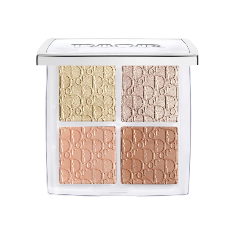 Dior Backstage Glow Face Palette 002 Glitz - paleta 4 tonos dorados rosados iluminadores maquillaje Guatemala