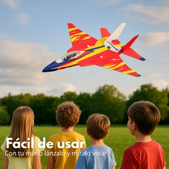 Juguete - Avión con lanzamiento manual