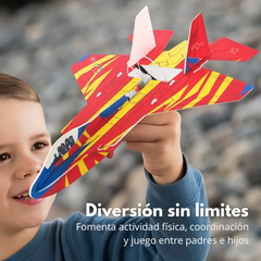 Juguete - Avión con lanzamiento manual