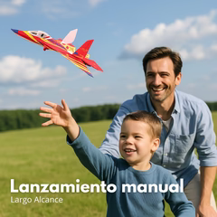 Juguete - Avión con lanzamiento manual