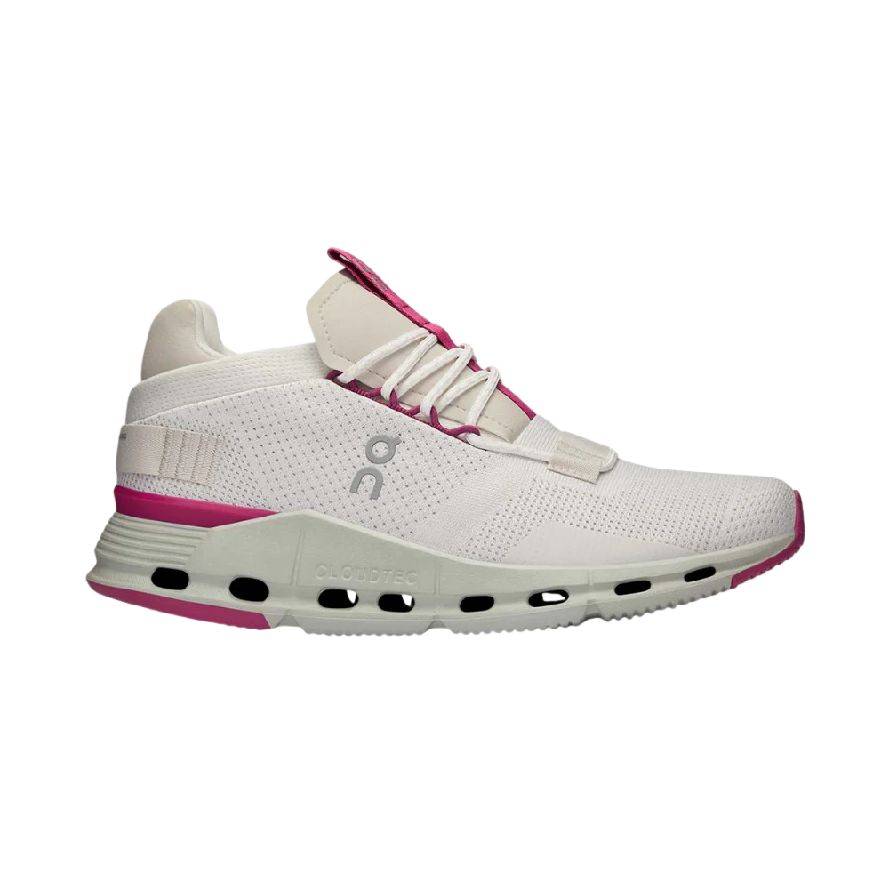 On Cloudnova - White / Pink