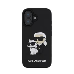 Estuche - Karl Lagerfeld hc 3d rubber kc nft black iphone 16
