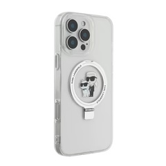 Estuche - Karl Lagerfeld hc magsafe ringstand kc white iphone 16 pro max