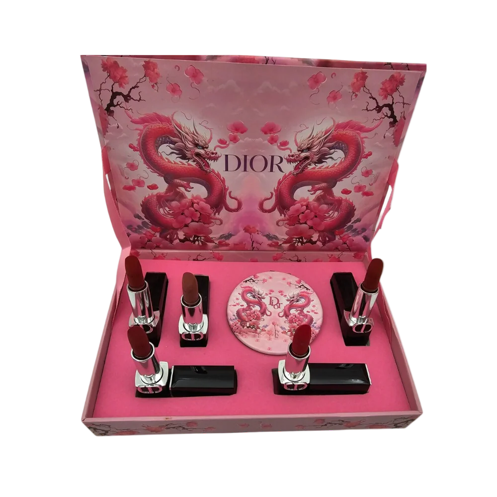 Dior Rouge Dragon Edition – Set de Labiales + Espejo