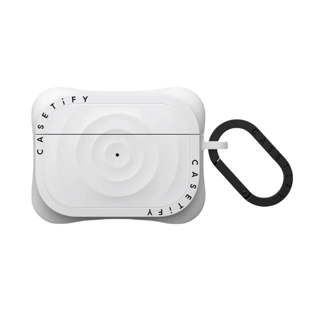 Estuche Casetify Ripple - Airpods 4 Blanco